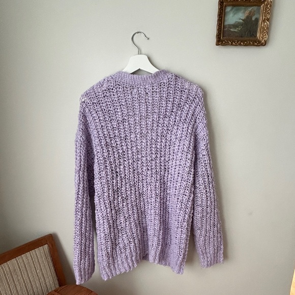 Adorable Lavender / Pastel Purple Cardigan! - Picture 3 of 3